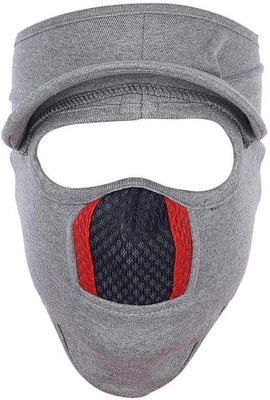 H-Store Grey Bike Face Mask for Men(Size: Free,  Balaclava)
