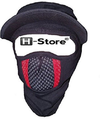 IM UNIQUE Black Bike Face Mask for Men(Size: Free,  Balaclava)