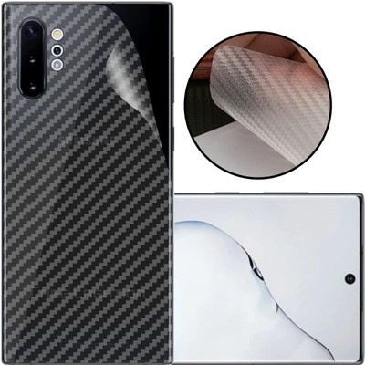 CASE CREATION Samsung Galaxy Note 10 Plus Mobile Skin(3D Carbon Fibre Transparent Back Skin Matte Finish)