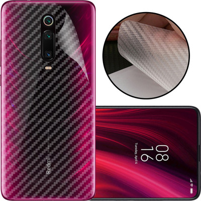 CASE CREATION Mi K20 Mobile Skin(3D Carbon Fibre Transparent Back Skin Matte Finish)