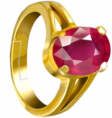 GALAXY ASTRO Copper Ruby Gold Plated Ring