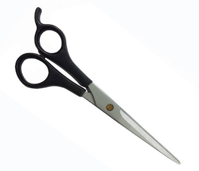 AASA Hair Dressing Barber Scissor for Salons and Parlors Scissors(Set of 1, Black)