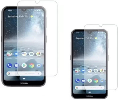 ISAAK Tempered Glass Guard for Nokia 4.2(Pack of 2)