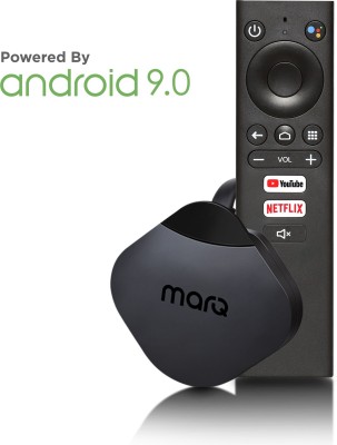 MarQ by Flipkart Turbostream Media Streaming Device with Built-in Chromecast(Black)