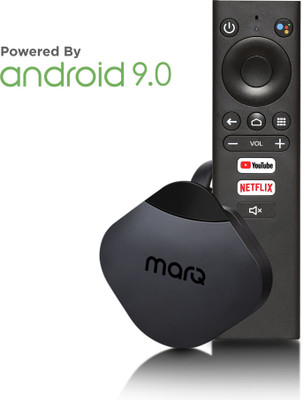 MarQ by Flipkart Turbostream Media Streaming Device with Built-in Chromecast  (Black)