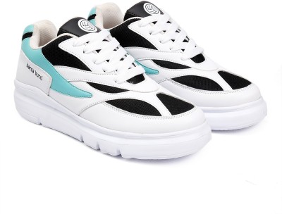 bacca bucci Men's Urban Retro Blocked Fashion Sneaker/Sports for Walking, Party,Shopping,Running & Fun Walking Shoes For Men(White, Green)