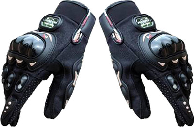 VOCADO Full Bike Riding/Cycling Sports Gloves/Driving RGB569C123 Riding Gloves(Black)