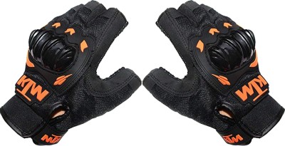 VOCADO HALF Bike Riding/Cycling Sports Gloves/Driving RGB570C159 Riding Gloves(Black, Orange)