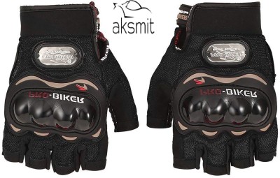 aksmit Riding Gear RGB570N362 Riding Gloves(Black)