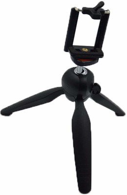 BrewingQ Mini Tripod YT-228-bq-Black Tripod(Black, Supports Up to 700 g)