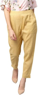 HITTU Regular Fit Women Beige Trousers