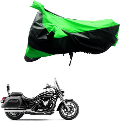 AK Art Two Wheeler Cover for TVS(Star, Black, Green)