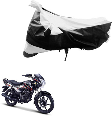 Ak Automotive Two Wheeler Cover for TVS(Pheonix, Black, Silver)