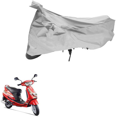 AutoVision Two Wheeler Cover for Mahindra(Gusto, Silver)