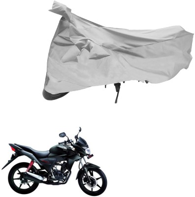 Ak Automotive Two Wheeler Cover for Honda(CB Twister, Silver)