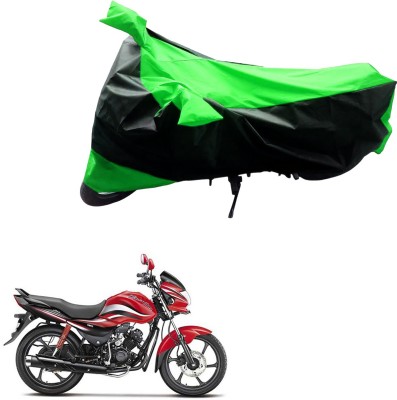 JVG Two Wheeler Cover for Hero(Black, Green)