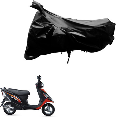 Ak Automotive Two Wheeler Cover for TVS(Scooty Streak, Black)