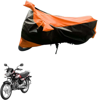 AK Art Two Wheeler Cover for Honda(CD deluxe, Black, Orange)