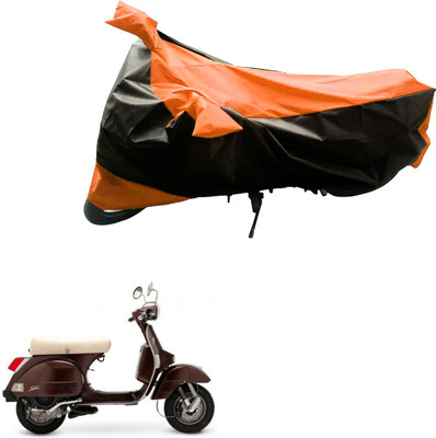 Ak Automotive Two Wheeler Cover for TVS(Star Euro, Black, Orange)