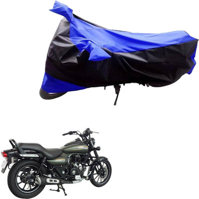 Ak Automotive Two Wheeler Cover for Bajaj(Avenger 220 Street, Black, Blue)