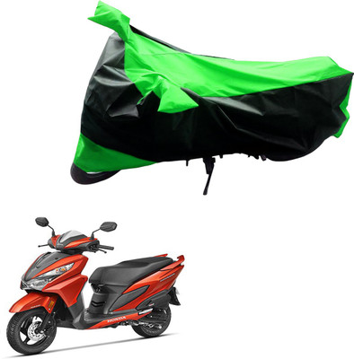 MMSSTAR Waterproof Two Wheeler Cover for Honda(Grazia, Black, Green)