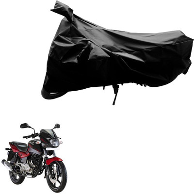 AutoVision Two Wheeler Cover for Bajaj(Pulsar 180 DTS-i, Black)