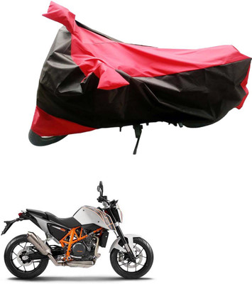 AK Art Two Wheeler Cover for Hero(Impulse, Black, Red)