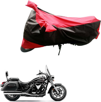 Ak Automotive Two Wheeler Cover for TVS(Star, Black, Red)