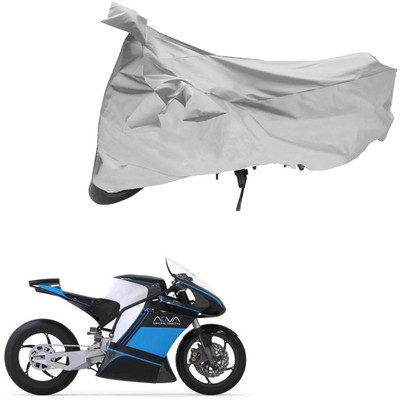 Ak Automotive Two Wheeler Cover for Kinetic(Nova, Silver)