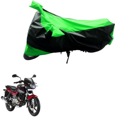 MMSSTAR Waterproof Two Wheeler Cover for Bajaj(Pulsar 180 DTS-i, Black, Green)