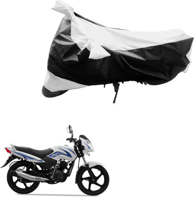 Ak Automotive Two Wheeler Cover for TVS(Star Sport, Black, Silver)