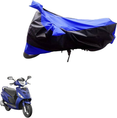 Ak Automotive Two Wheeler Cover for Hero(Maestro Edge, Black, Blue)