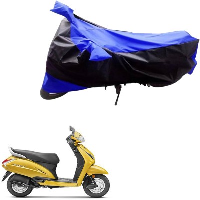 PRIMEAUTOZ Two Wheeler Cover for Honda(Activa 5G, Black, Blue)