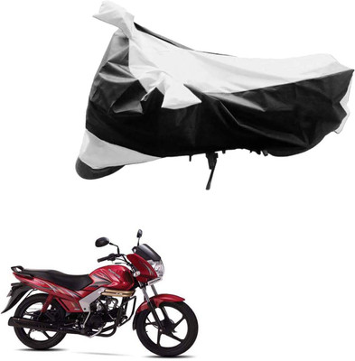 Ak Automotive Two Wheeler Cover for Mahindra(Centuro, Black, Silver)