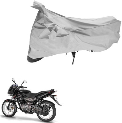AK Art Two Wheeler Cover for Bajaj(Pulsar 150 DTS-i, Silver)