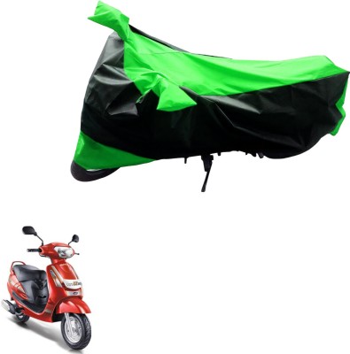 PRIMEAUTOZ Two Wheeler Cover for Mahindra(Duro, Black, Green)