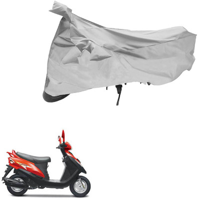 AutoVision Two Wheeler Cover for Mahindra(Flyte, Silver)
