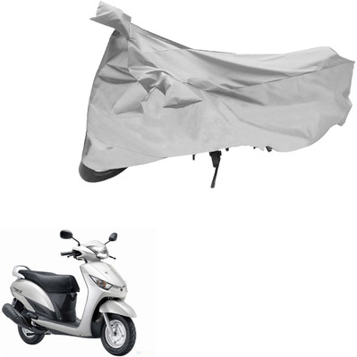 AutoVision Two Wheeler Cover for Yamaha(Alpha, Silver)