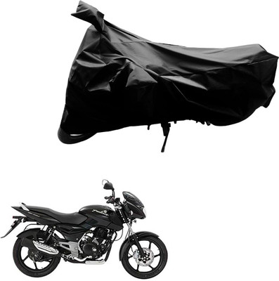 AutoVision Two Wheeler Cover for Bajaj(Pulsar 135 LS DTS-i, Black)