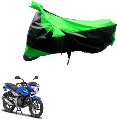 AK Art Two Wheeler Cover for Honda(Livo, Black, Green)