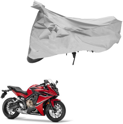 AutoVision Two Wheeler Cover for Honda(CBR 650F, Silver)