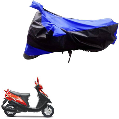 JVG Two Wheeler Cover for Mahindra(Flyte, Black, Blue)