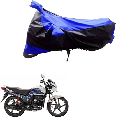 PRIMEAUTOZ Two Wheeler Cover for Hero(Splendor NXG, Black, Blue)