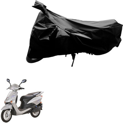 AutoVision Two Wheeler Cover for Indus(Yo EXL, Black)