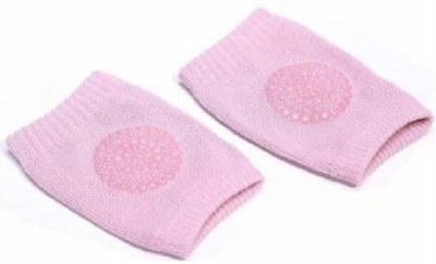 Elegant shopping Stretchable Anti-Slip Baby Knees Pad Pink Baby Knee Pads(Knee)