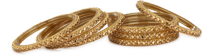 1st Time Glass Enamel Bangle Set(Pack of 8)
