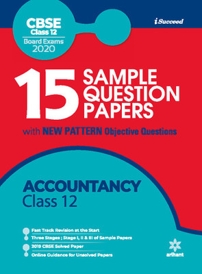 15 Sample Question Paper Accountancy Class 12th Cbse 2019-2020(English, Paperback, unknown)
