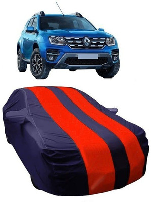 SA GROUP Car Cover For Renault Duster (With Mirror Pockets)(Red, Blue)