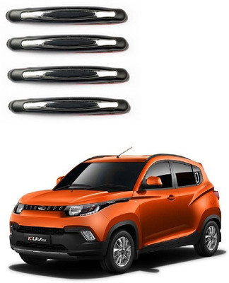 Autofetch Plastic Car Door Guard(Black, Pack of 4, Mahindra, KUV100)