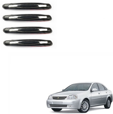 Autofetch Plastic Car Door Guard(Black, Pack of 4, Chevrolet, Optra SRV)